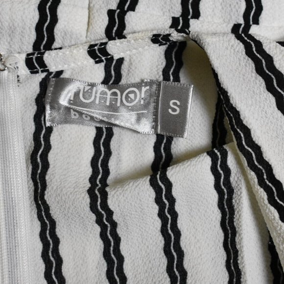 RUMOR Romper Shorts Dress Sleeveless Tie Backs S Machine Wash - Picture 3 of 3